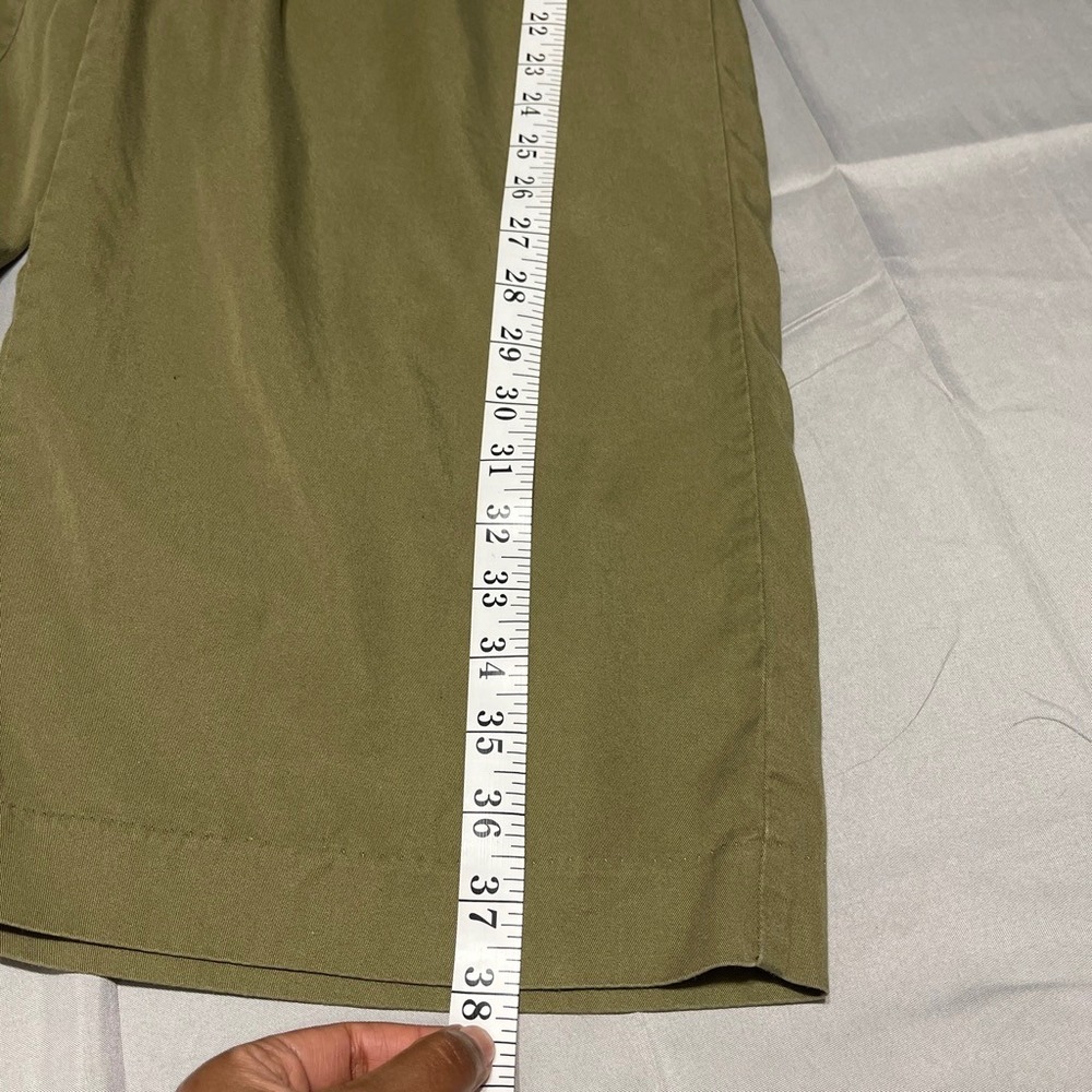 Calligraphie Olive Lyocell Wide Leg Crop Pants Paperbag Tie Waist Size
Safari M - Picture 6 of 7